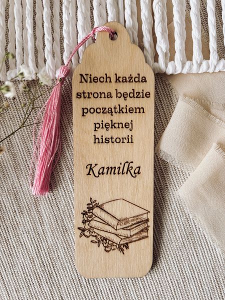 Zakładka „Niech każda strona będzie początkiem pięknej historii”