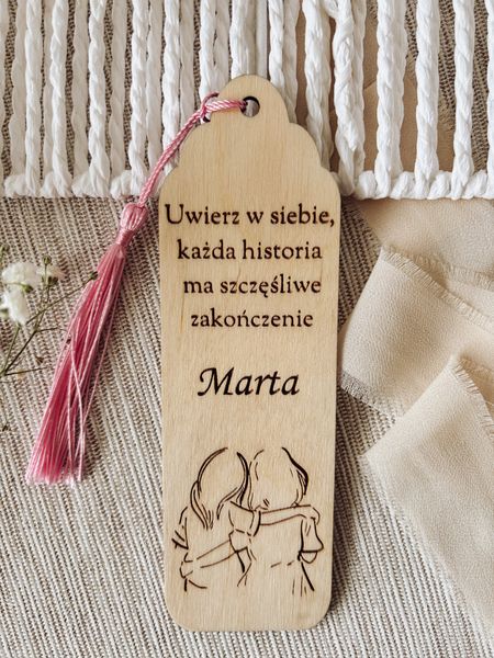 Zakładka „Uwierz w siebie, każda historia ma szczęśliwe zakończenie”